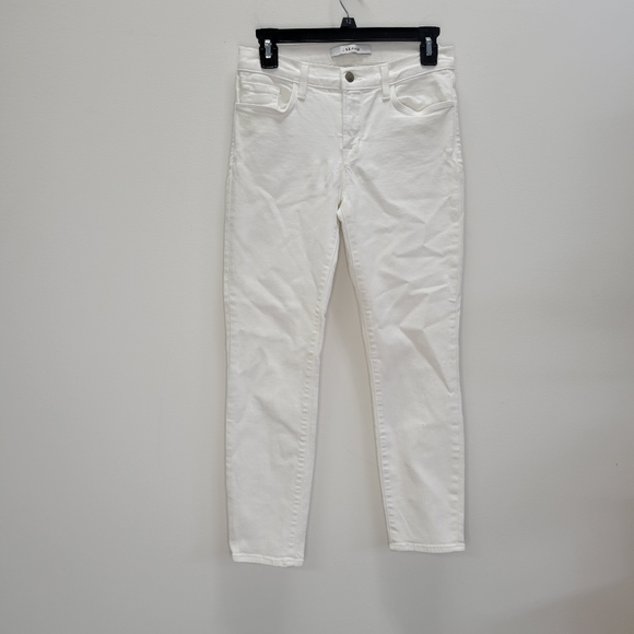J Brand Denim - J Brand White Blanc Capri Skinny Jean Size 27